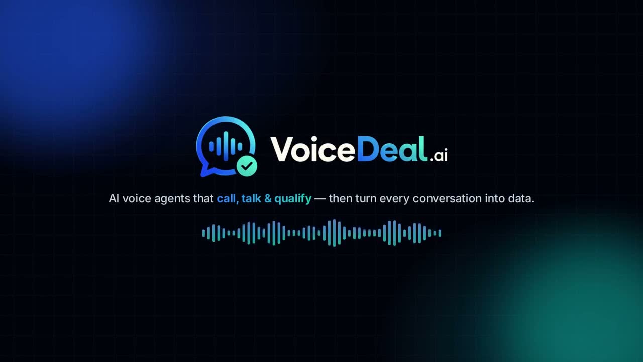 VoiceDeal: see the console and the CRM write-back video thumbnail
