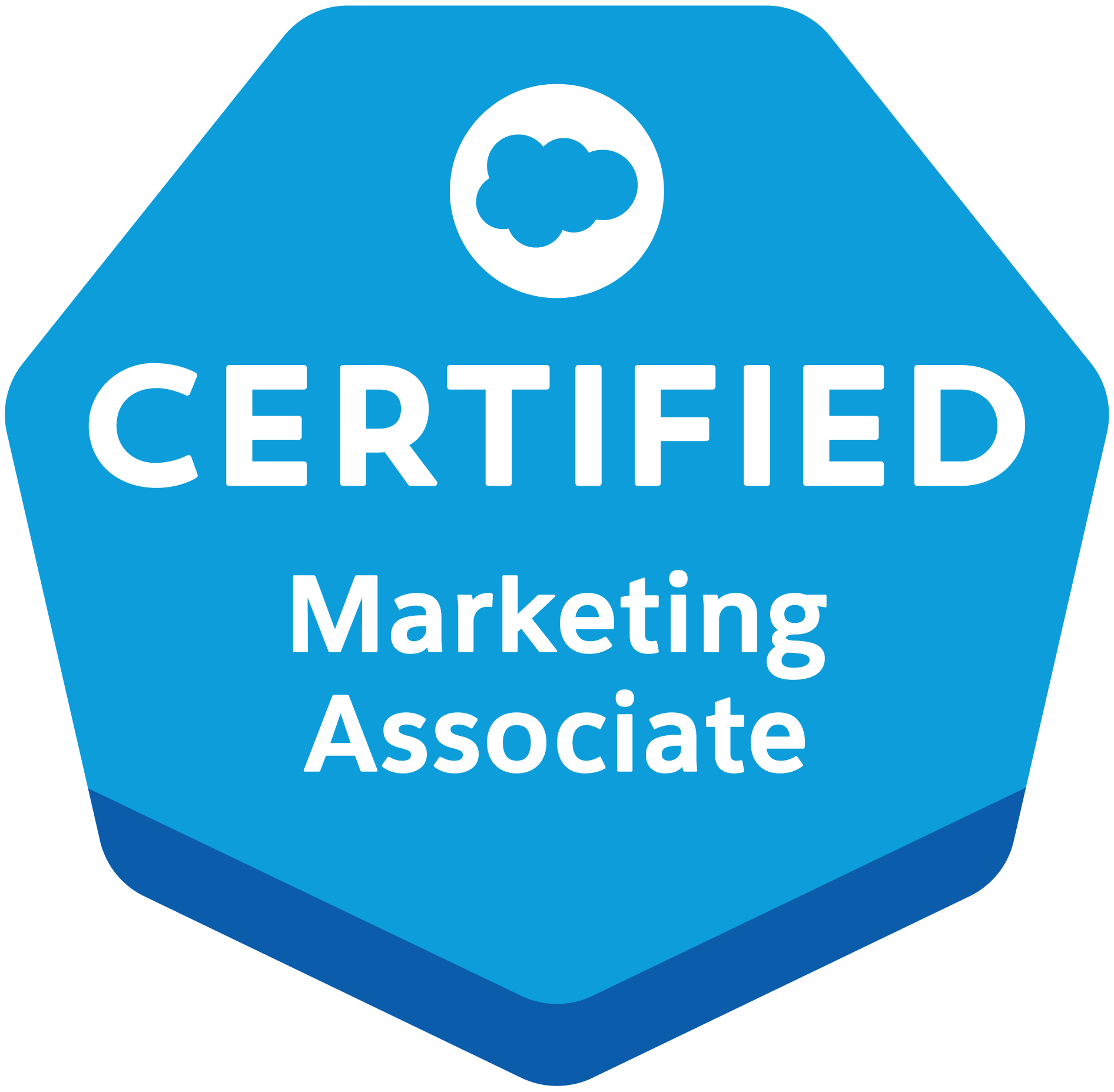 Salesforce Certified Marketing Associate badge