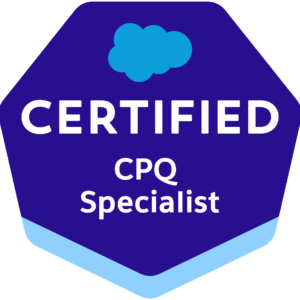 Revenue Cloud Salesforce certification badge