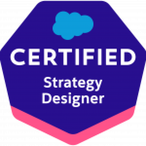 Salesforce Certified Strategy Designer badge