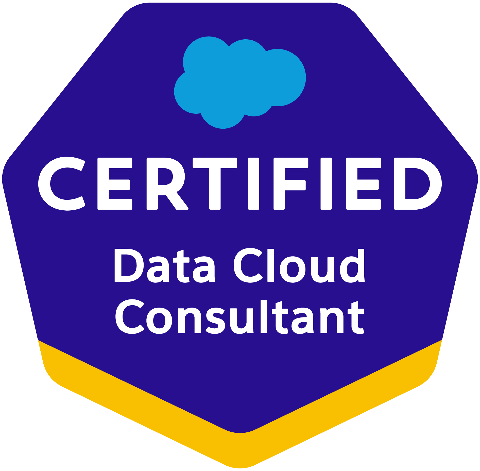 Data Cloud Salesforce certification badge