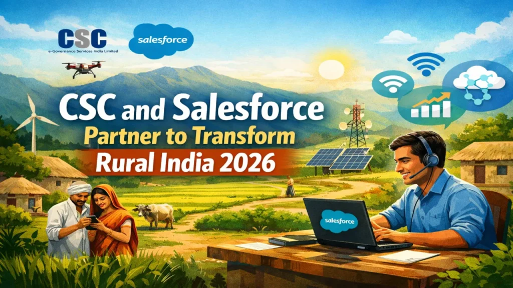 CSC and Salesforce Partner to Transform Rural India 2026