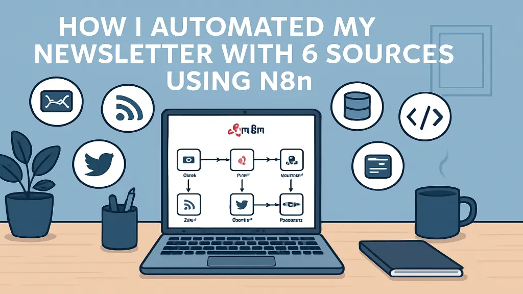 How I Automated My Newsletter with 6 Sources Using N8n