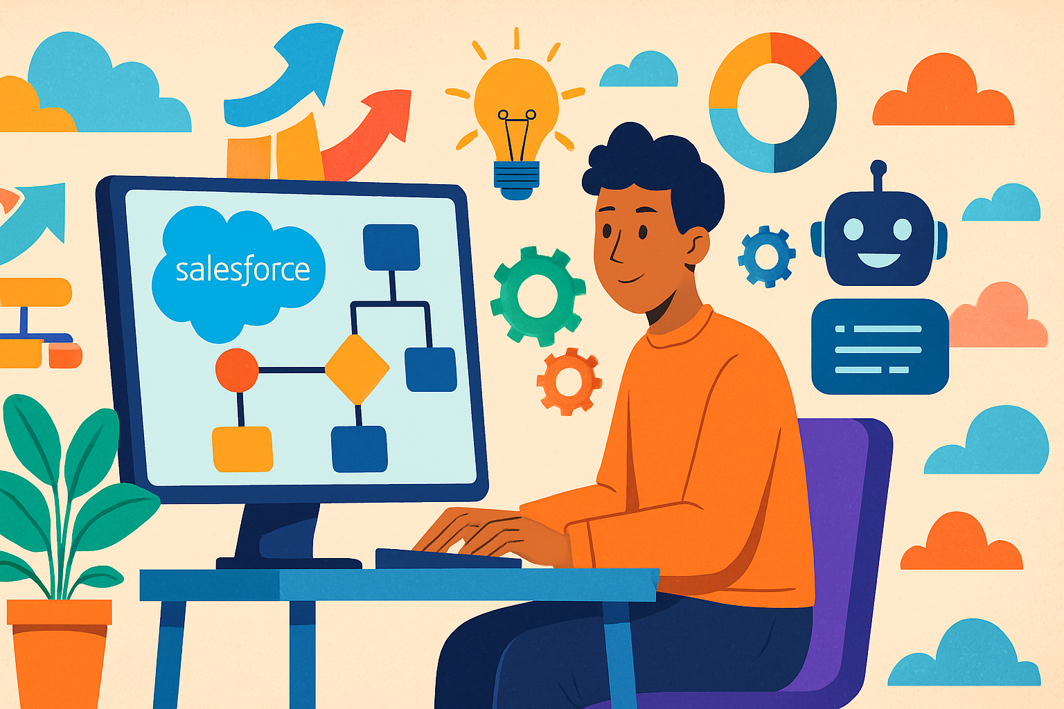 Mastering Salesforce Flow in 90 Days: A Beginner to Pro Journey