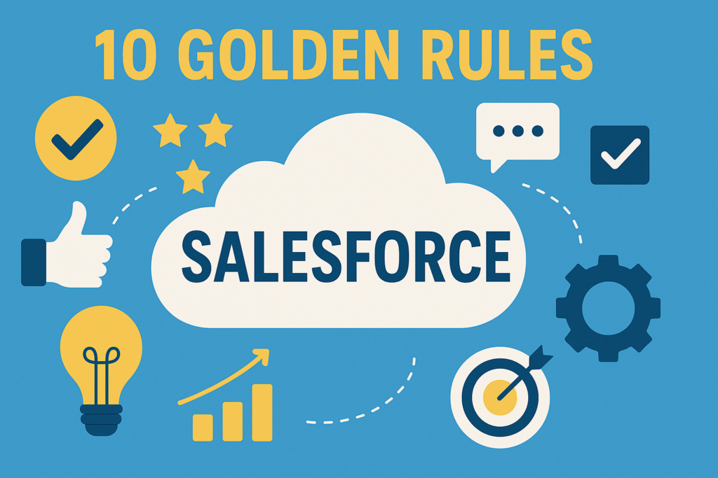 10 Golden Rules for a Successful Salesforce Implementation 1 10 Golden Rules for a Successful Salesforce Implementation