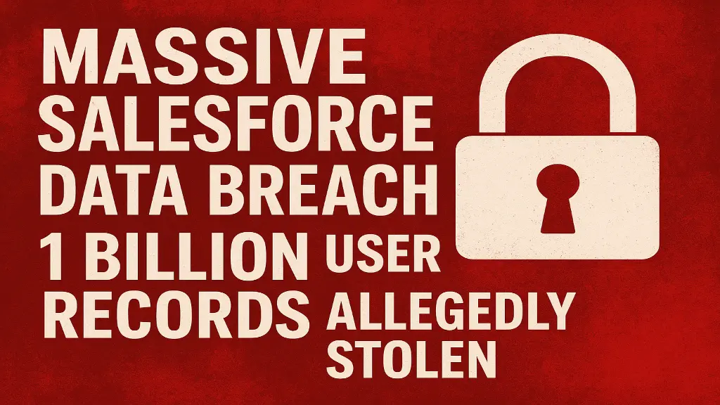 Massive Salesforce Data Breach: 1 Billion User Records Allegedly Stolen