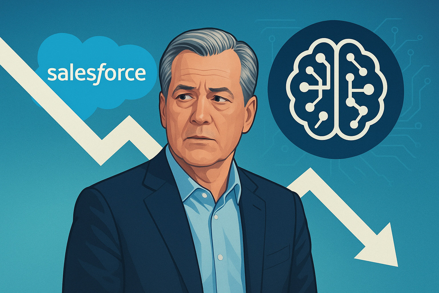 Salesforce CEO Shifts AI Strategy as OpenAI Threat Looms