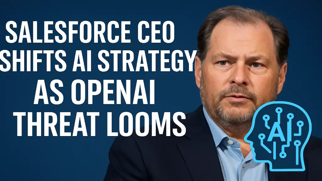 Salesforce CEO Shifts AI Strategy as OpenAI Threat Looms
