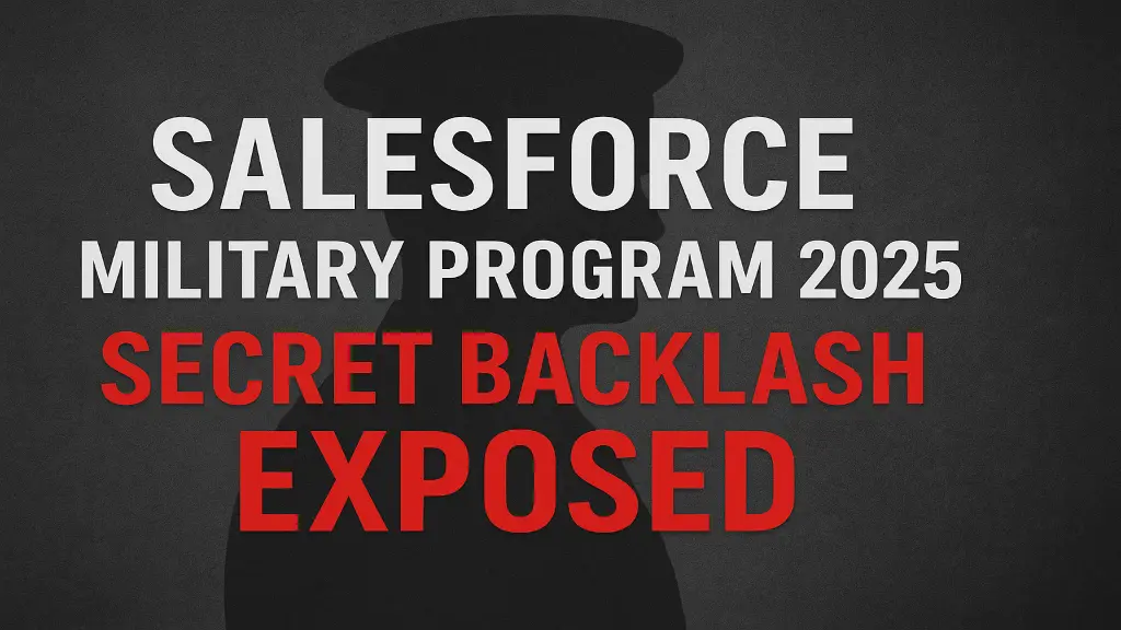 Salesforce Military Program 2025: Secret Backlash Exposed