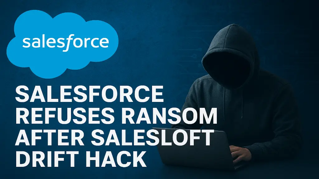 Salesforce Refuses Ransom After Salesloft Drift Hack