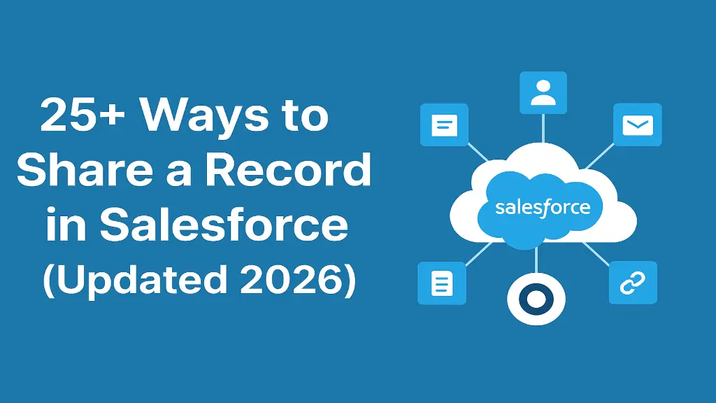 25+ Ways to Share a Record in Salesforce (Updated 2026)