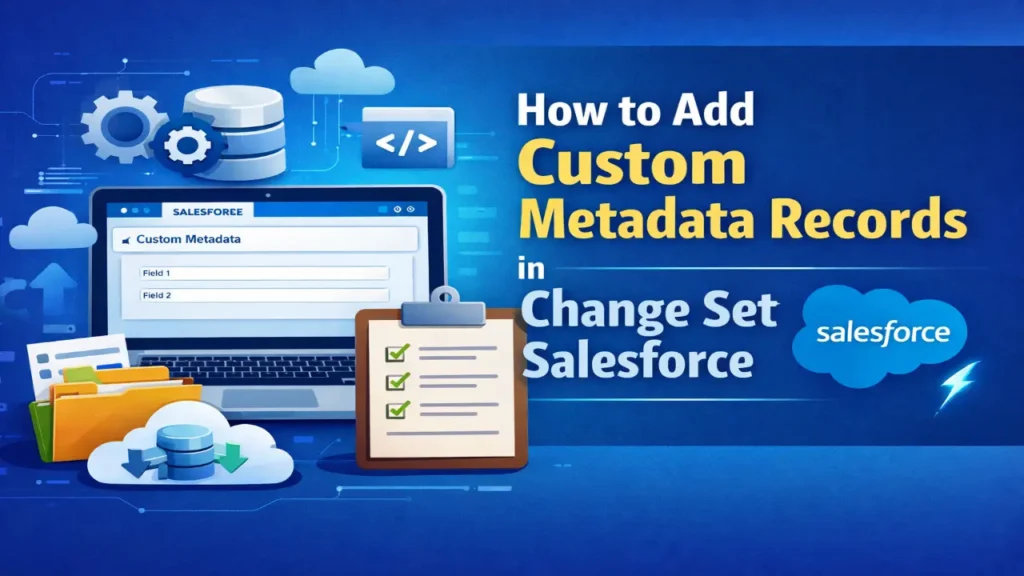 How to Add Custom Metadata Records in Change Set Salesforce