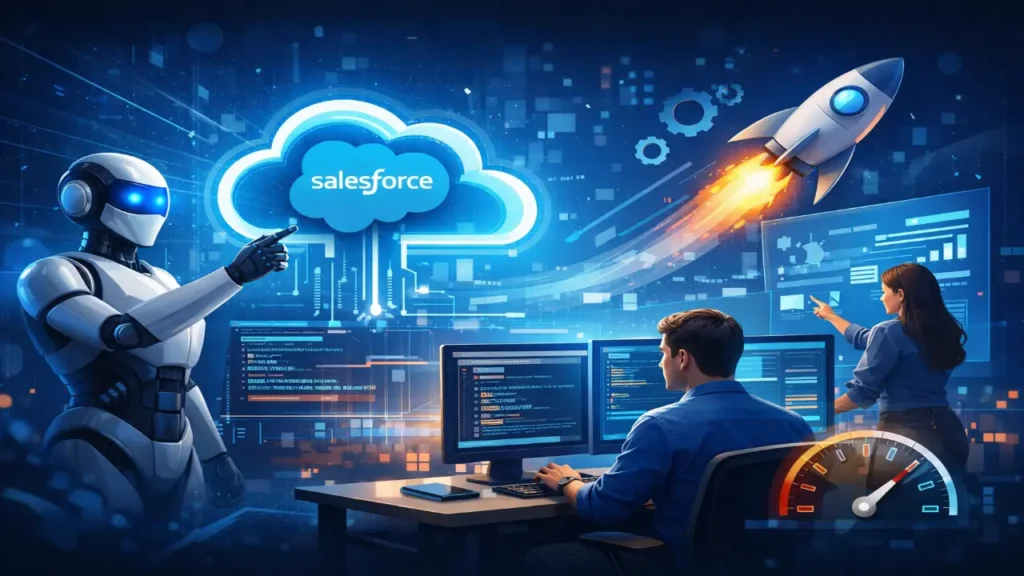 How AI Improves Salesforce Development Speed by 45%