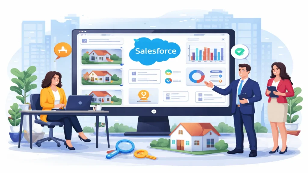 Salesforce CRM for Real Estate Agents: Features & Benefits 1 Salesforce CRM for Real Estate Agents Features & Benefits