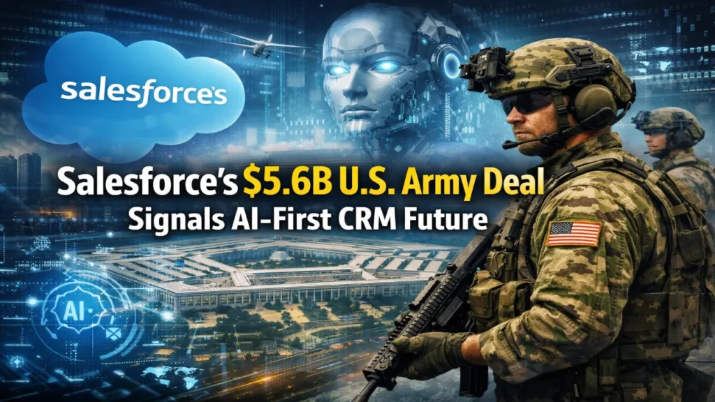 Salesforce’s $5.6B U.S. Army Deal Signals AI-First CRM Future