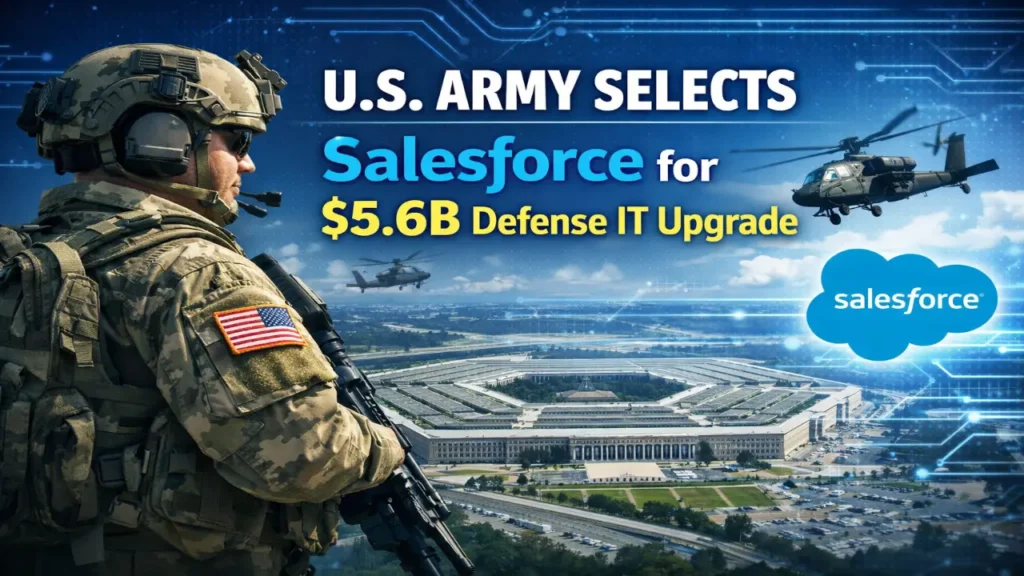 U.S. Army Selects Salesforce for $5.6B Defense IT Upgrade