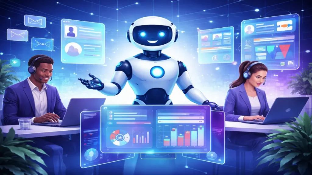 AI Agents Transforming Sales, Service, and CRM Operations 1 AI Agents Transforming Sales, Service, and CRM Operations