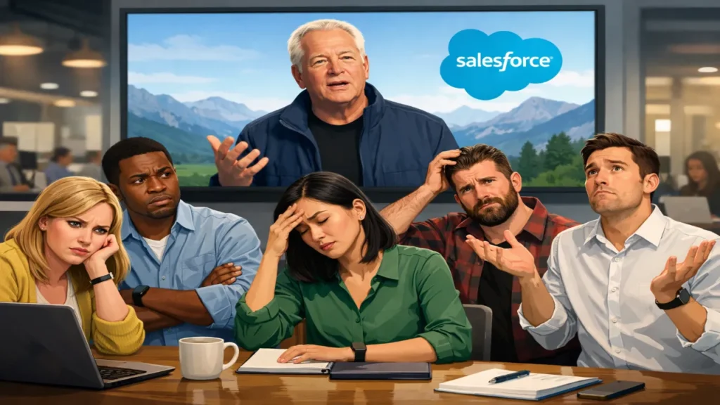 Employee Reactions to Salesforce Leadership Statements 1 Employee Reactions to Salesforce Leadership Statements