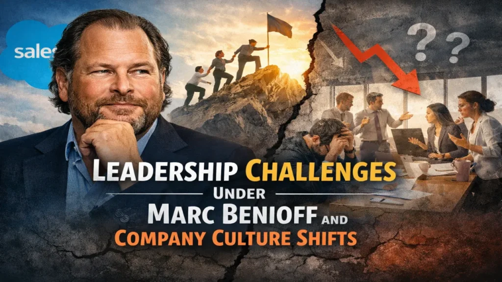 Leadership Challenges Under Marc Benioff and Company Culture Shifts