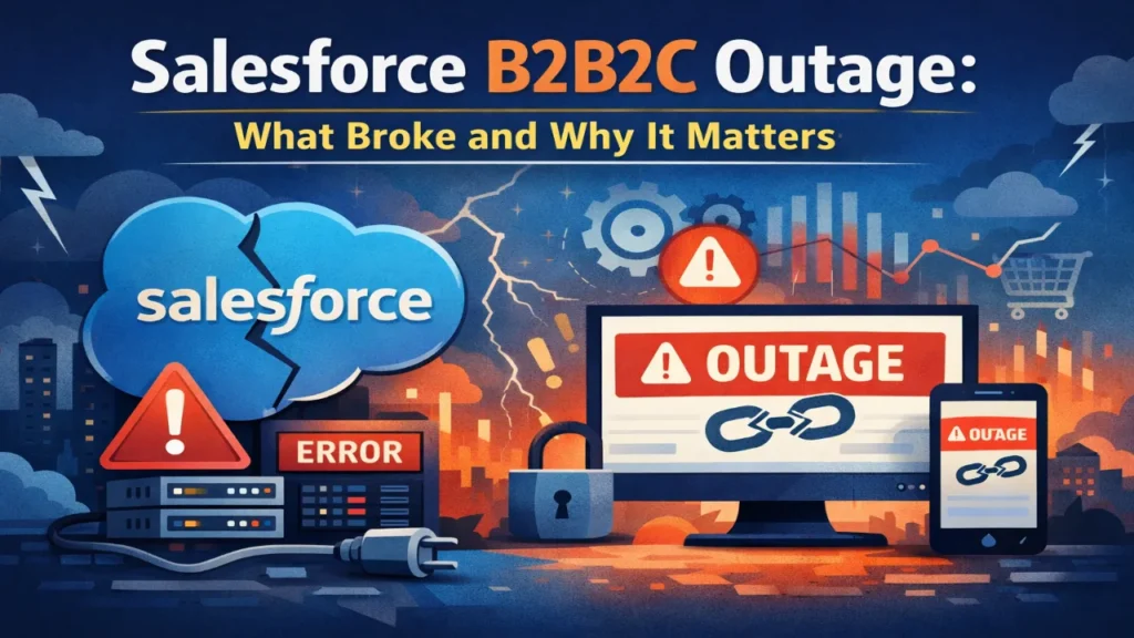 Salesforce B2B2C Outage: What Broke and Why It Matters