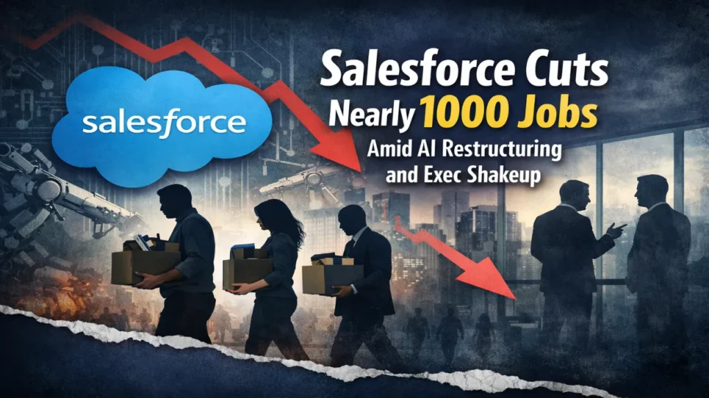 Salesforce Cuts Nearly 1000 Jobs Amid AI Restructuring and Exec Shakeup