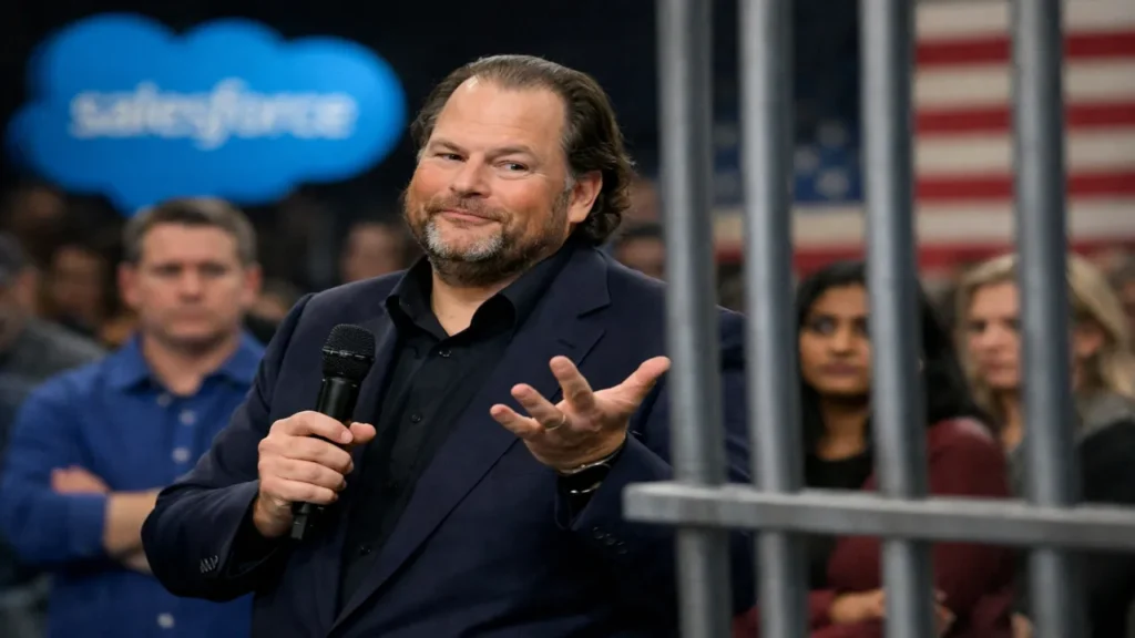 Salesforce Faces Internal Backlash After Benioff Controversial ICE Joke 1 Salesforce Faces Internal Backlash After Benioff Controversial ICE Joke