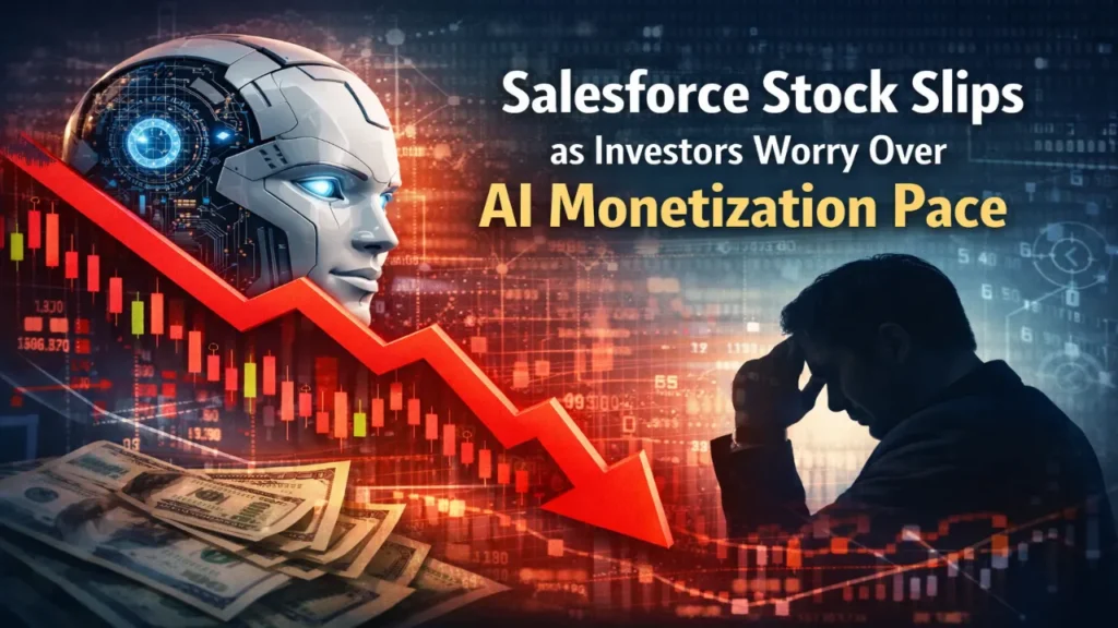 Salesforce Stock Slips as Investors Worry Over AI Monetization Pace