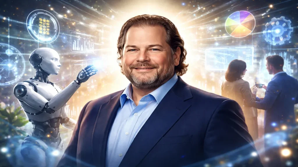 Marc Benioff Says AI Will Boost Productivity, Not Replace Jobs