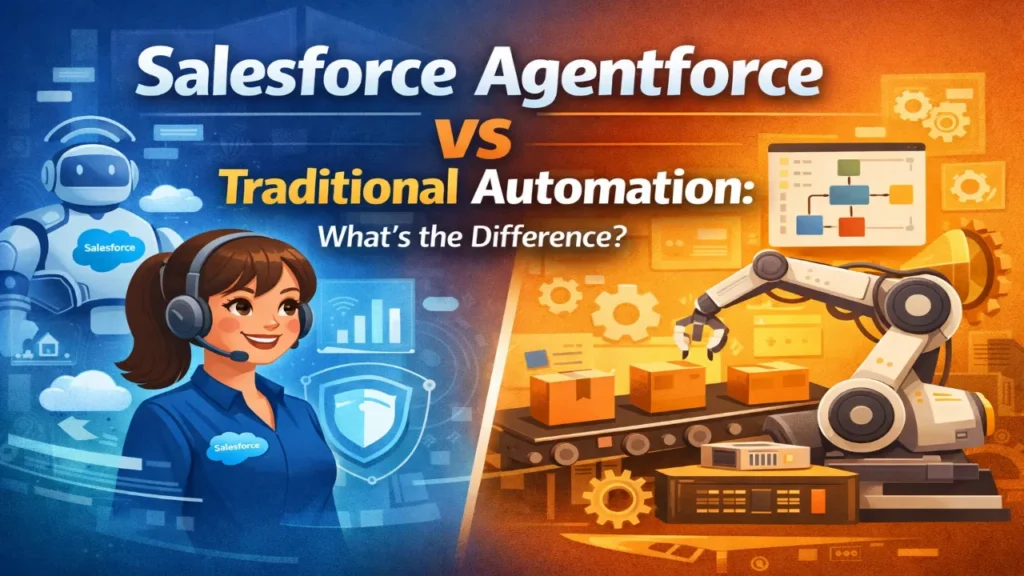 Salesforce Agentforce vs Traditional Automation