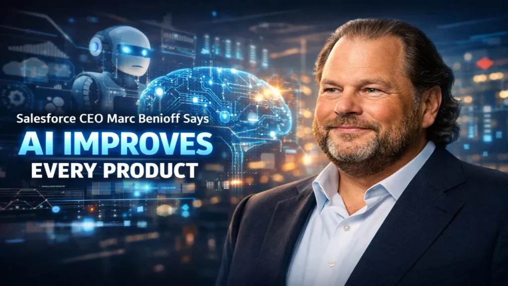 Salesforce CEO Marc Benioff Says AI Improves Every Product