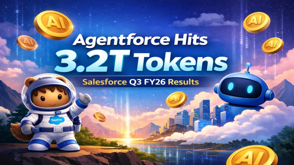 Agentforce Hits 3.2T Tokens: Salesforce Q3 FY26 Results