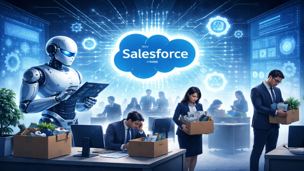 Salesforce Restructures for AI, Cuts Jobs and Hiring