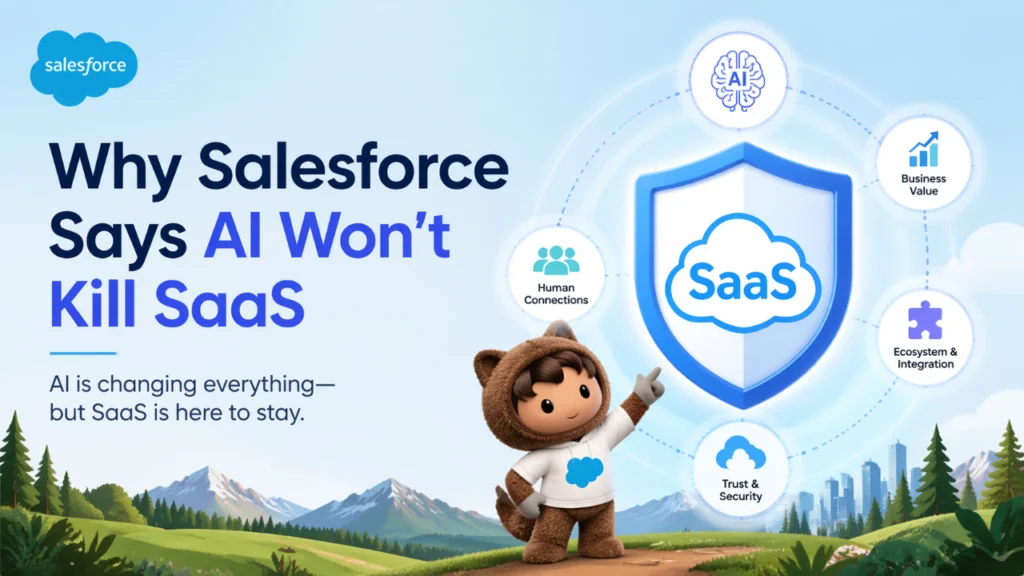 Why Salesforce Says AI Won’t Kill SaaS