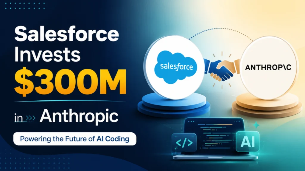 Salesforce Invests $300M in Anthropic for AI Coding