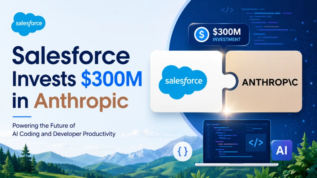 Salesforce Invests $300M in Anthropic for AI Coding