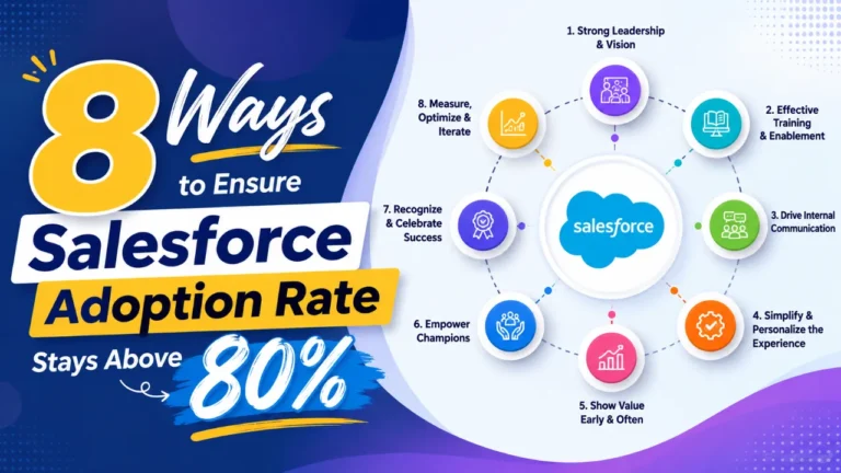 8 Ways to Ensure Salesforce Adoption Rate Stays Above 80%