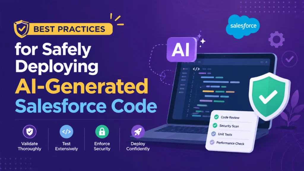 Best Practices for Safely Deploying AI-Generated Salesforce Code