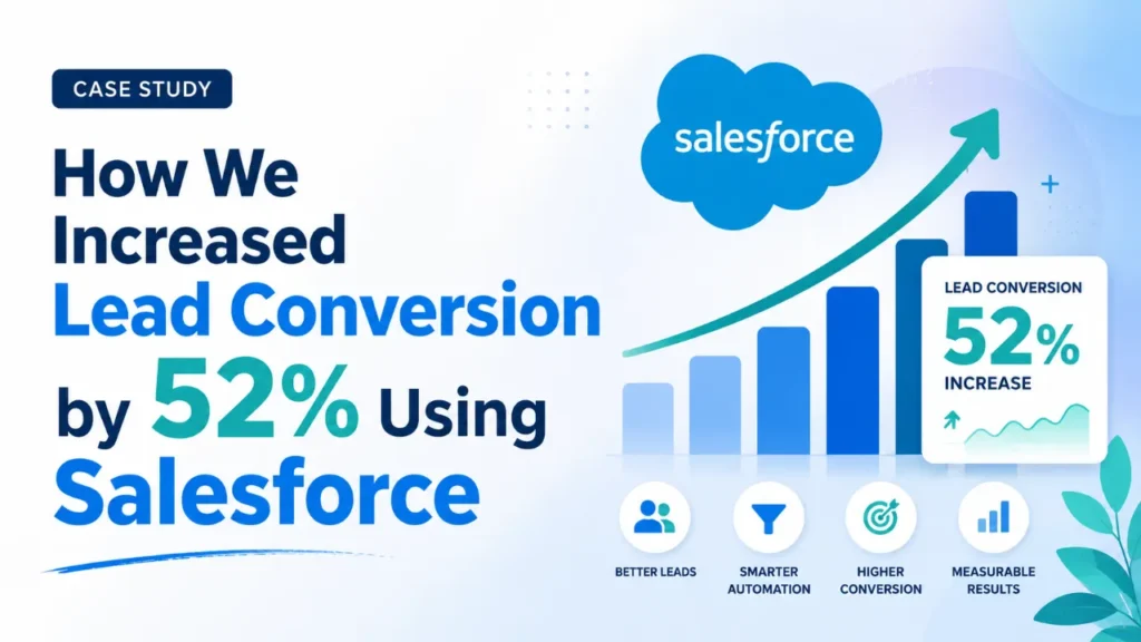How We Increased Lead Conversion by 52% Using Salesforce 1 How We Increased Lead Conversion by 52% Using Salesforce