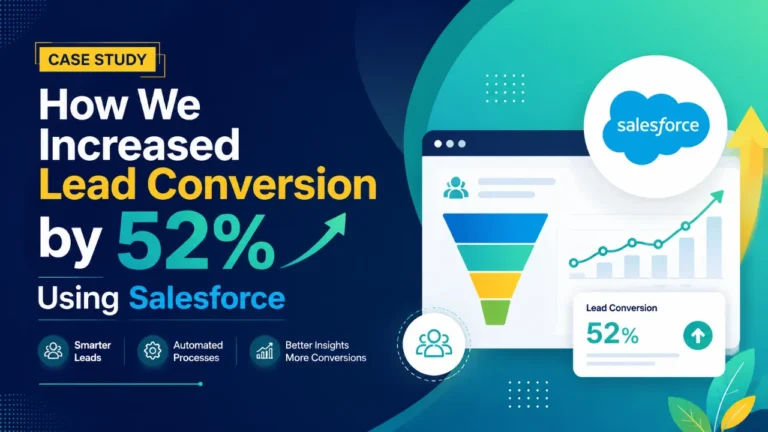 How We Increased Lead Conversion by 52% Using Salesforce
