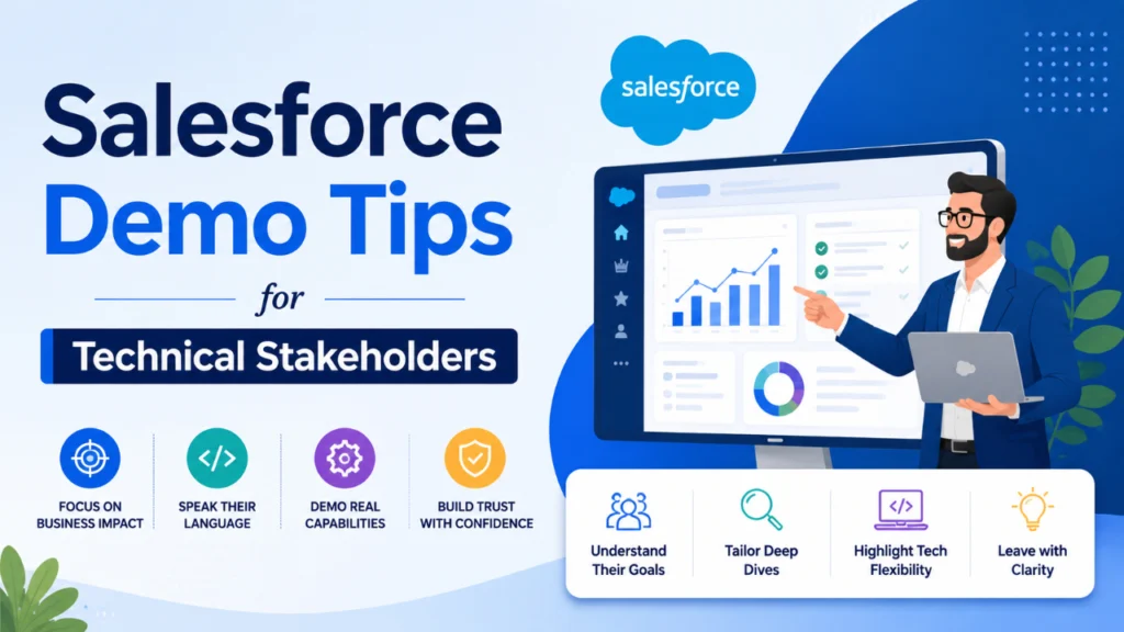 Salesforce Demo Tips for Technical Stakeholders 1 Salesforce Demo Tips for Technical Stakeholders