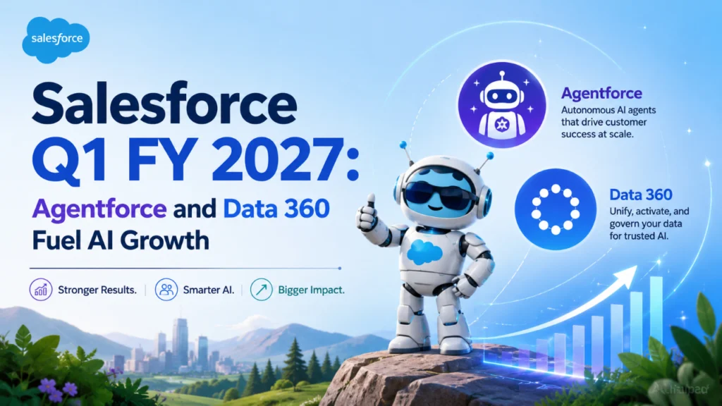 Salesforce Q1 FY 2027: Agentforce and Data 360 Fuel AI Growth 1 Salesforce Q1 FY 2027 Agentforce and Data 360 Fuel AI Growth