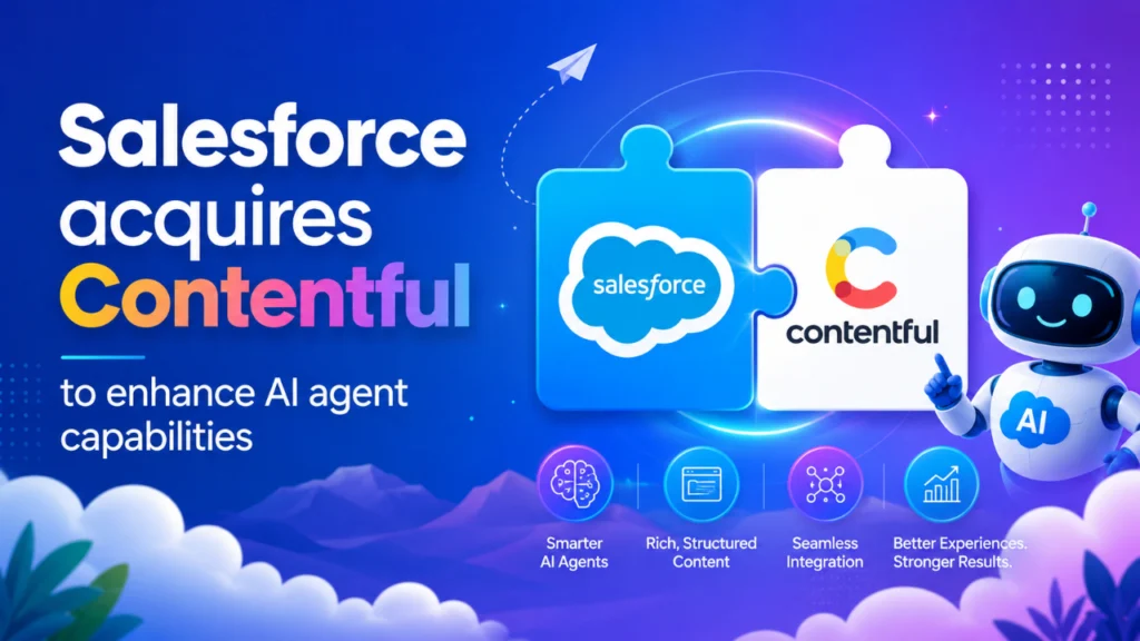 Salesforce acquires Contentful to enhance AI agent capabilities