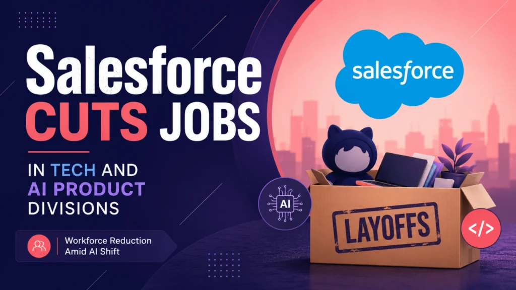 Salesforce cuts jobs in tech and AI product divisions 1 Salesforce cuts jobs in tech and AI product divisions