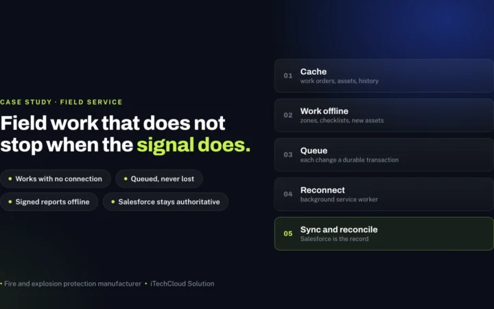 Offline Field Service That Syncs Back to Salesforce