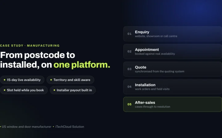 Booking, Installing and Servicing on One Platform